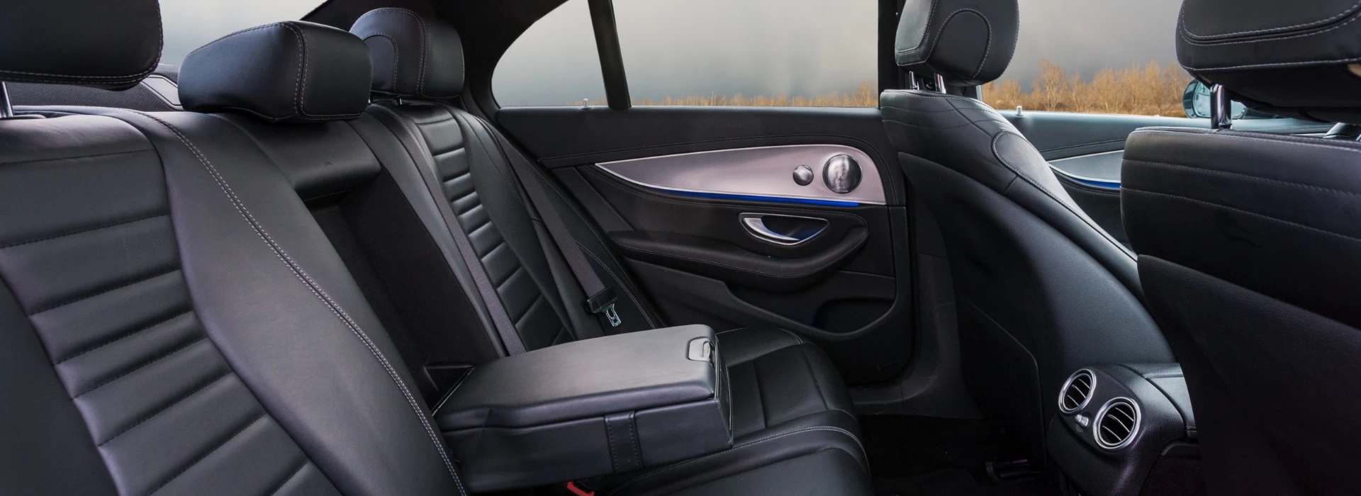 Luxury Sedan interior.