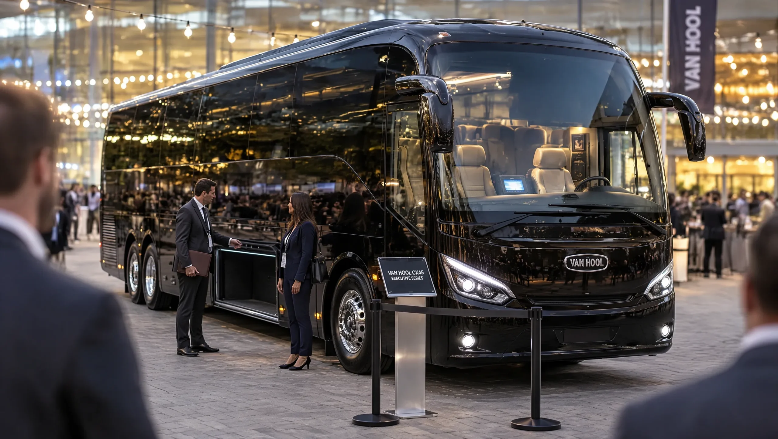 Business professionals arriving by corporate vehicle at the Baltimore Convention Center for the American Towman Exposition trade show November 2026