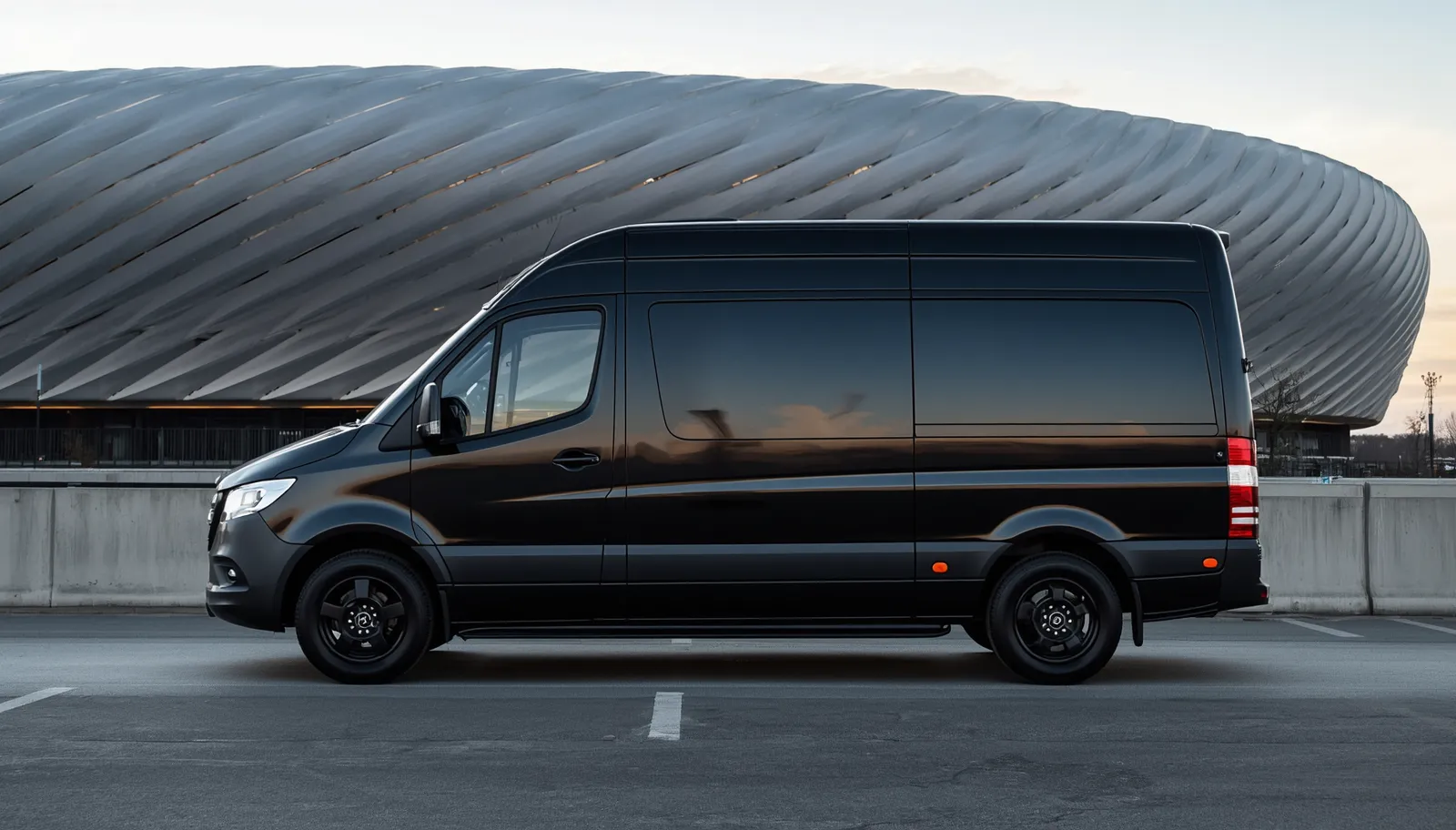 Group transportation arriving at Northwest Stadium for Commanders vs Eagles Sunday Night Football 2026