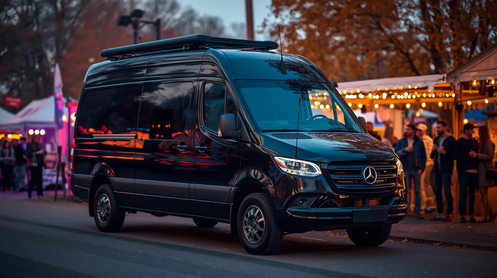 Family group with Día de los Muertos face paint arriving by private vehicle at The Wharf Washington DC November 1 2026