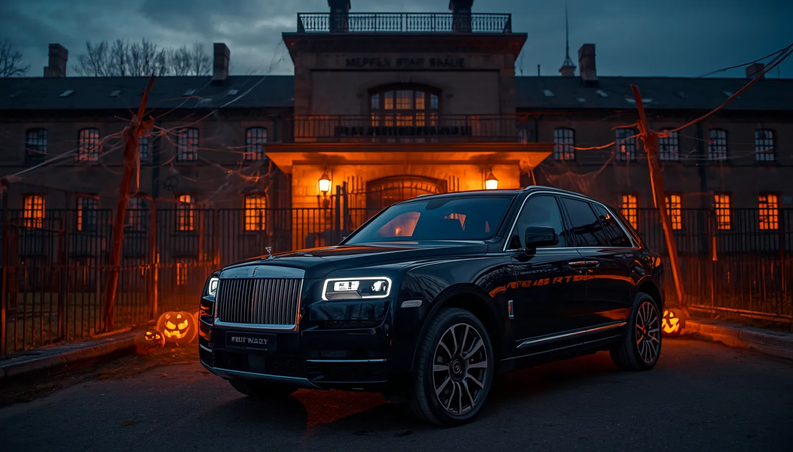 Private car service arriving at Eastern State Penitentiary Philadelphia for Halloween Nights 2026