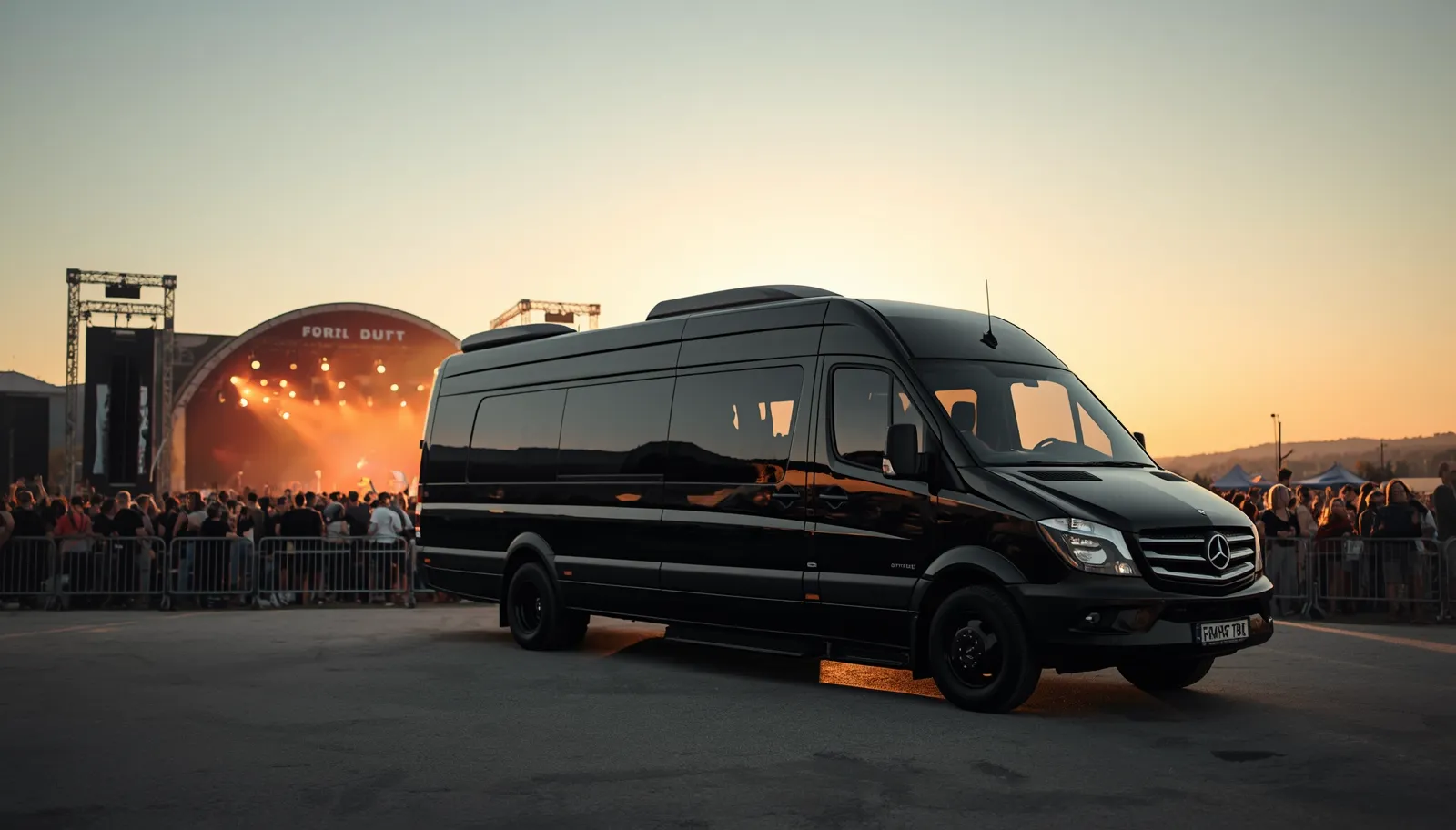 Group transportation to LE SSERAFIM at Capital One Arena with Bayside Limousines