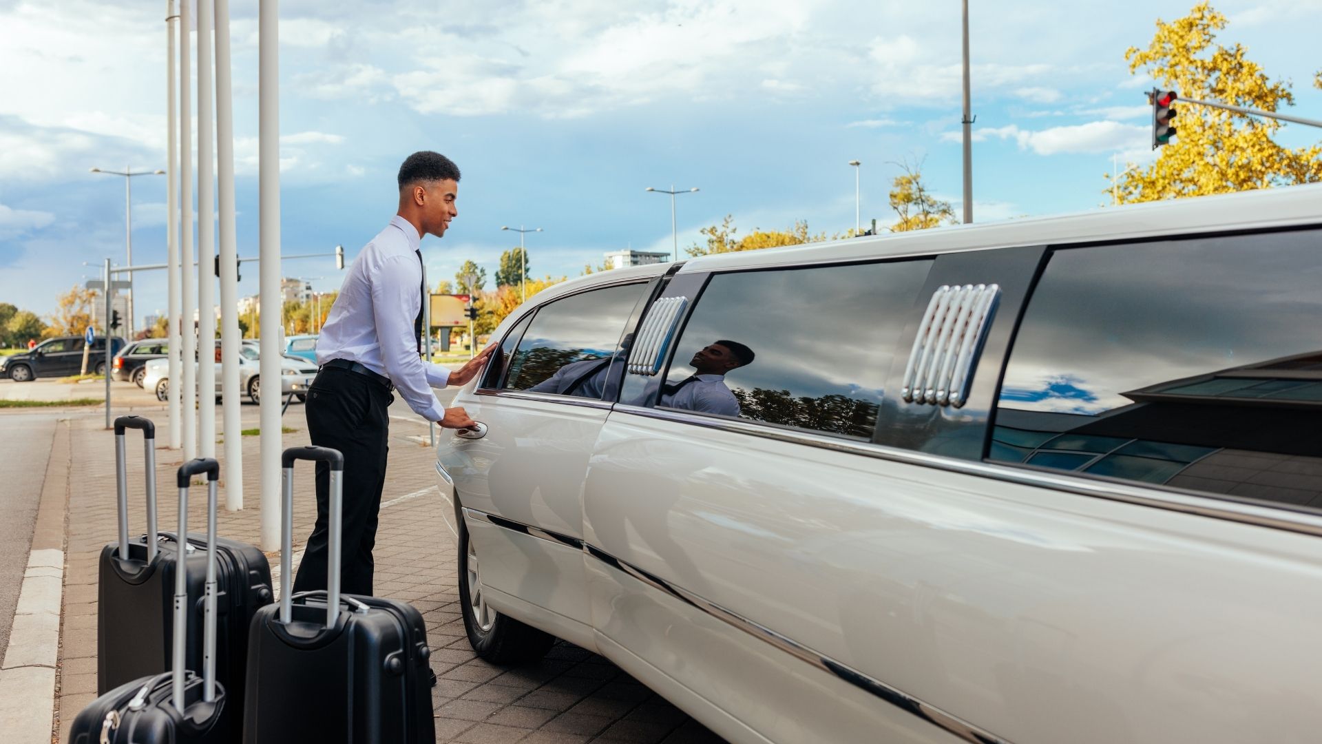 Limo service Washington DC sedan stretch limousine Dulles airport 2026