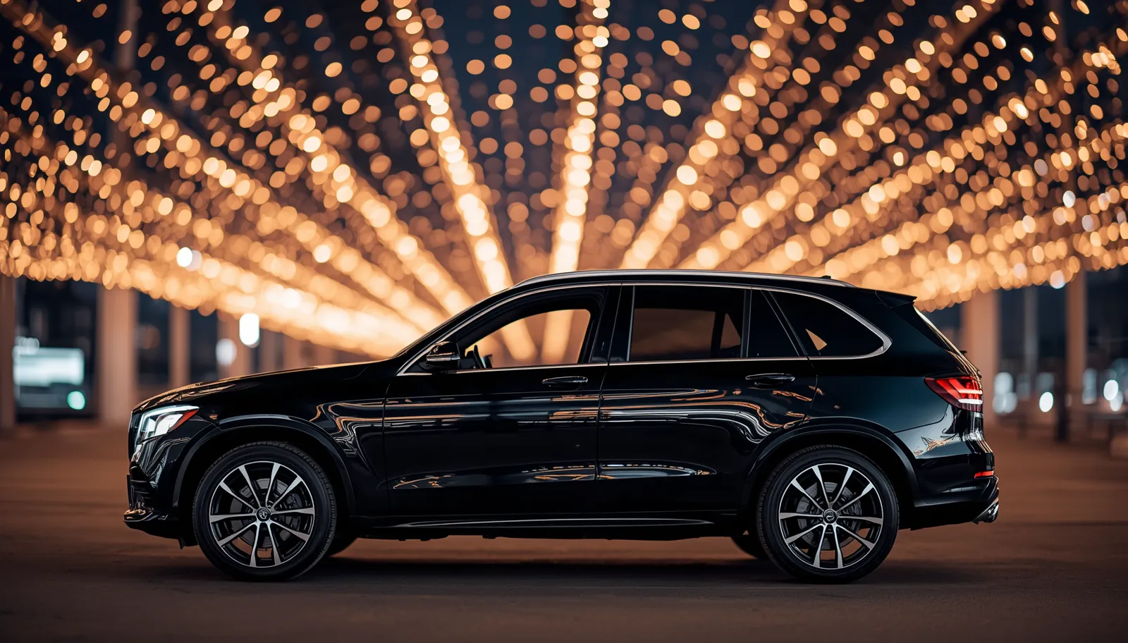 Long distance car service in Maryland with professional chauffeur and luxury sedan
