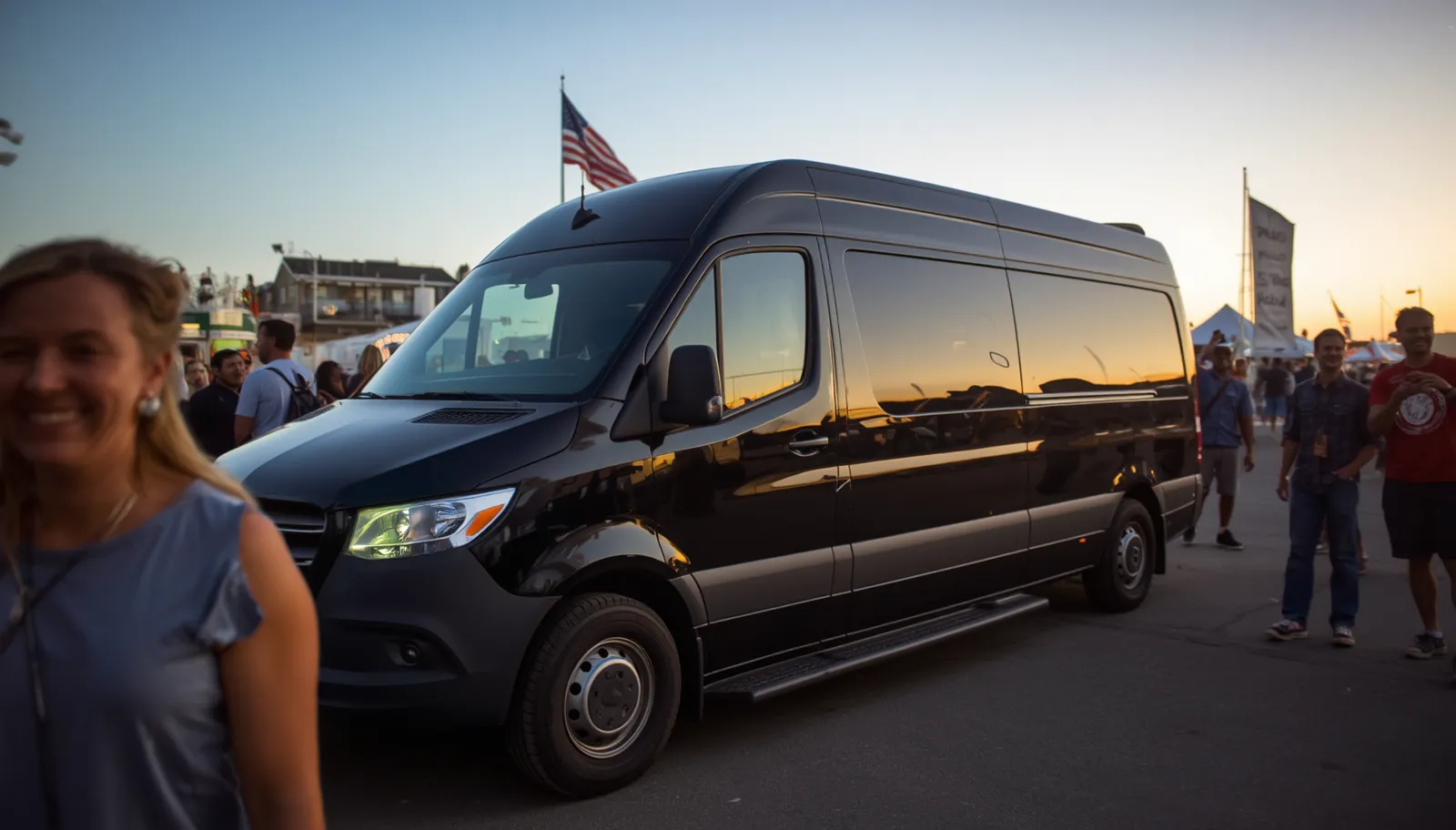 Group transportation to Maritime Magic 2026 in Fells Point Baltimore with Bayside Limousines
