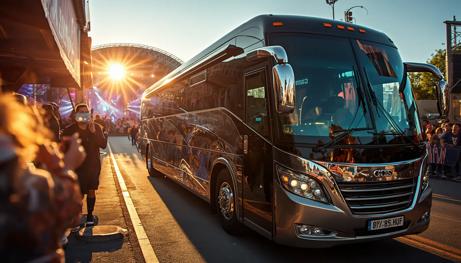 Group of My Hero Academia fans arriving by private vehicle at Meyerhoff Symphony Hall Baltimore for the 2026 concert