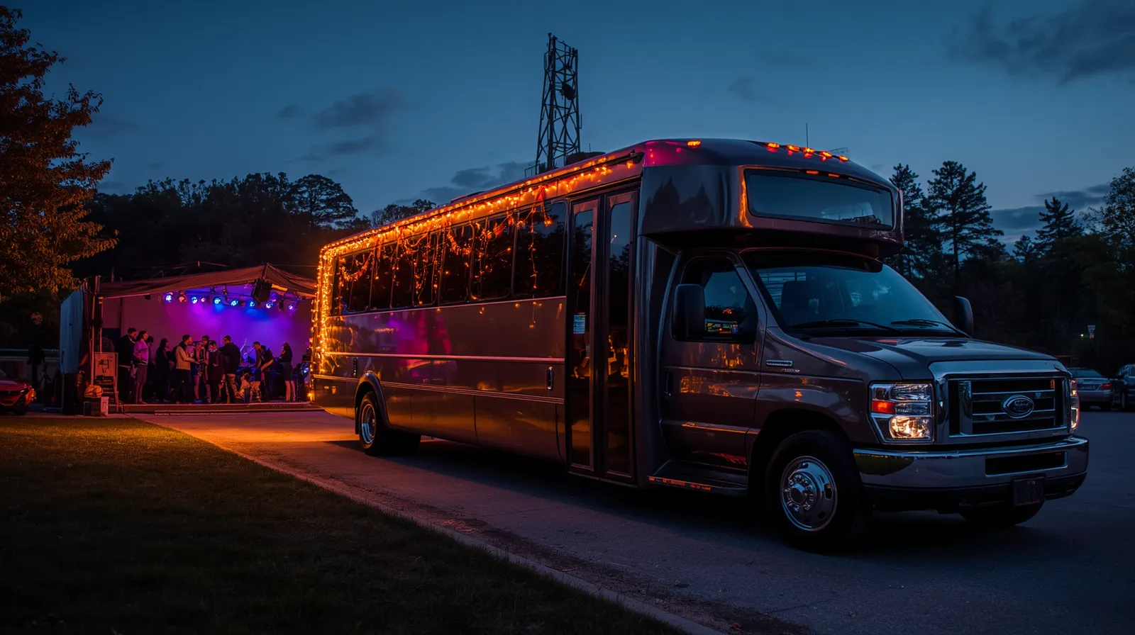 Families in Halloween costumes arriving by private car at the Kennedy Center Washington DC for NSO Halloween Spooktacular 2026