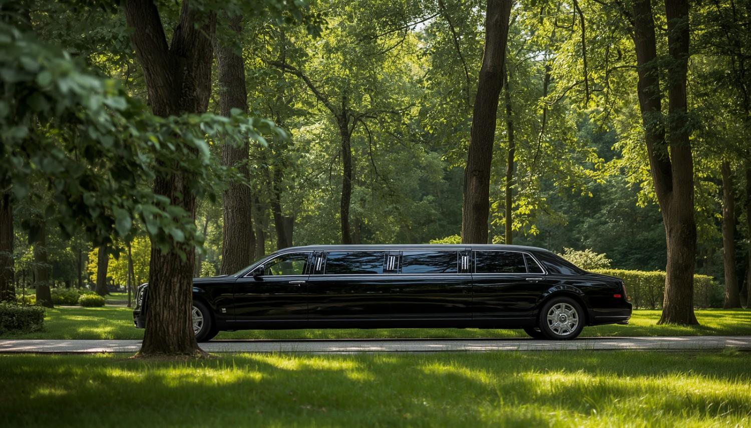 Private car service parked outside Bluemont VA winery