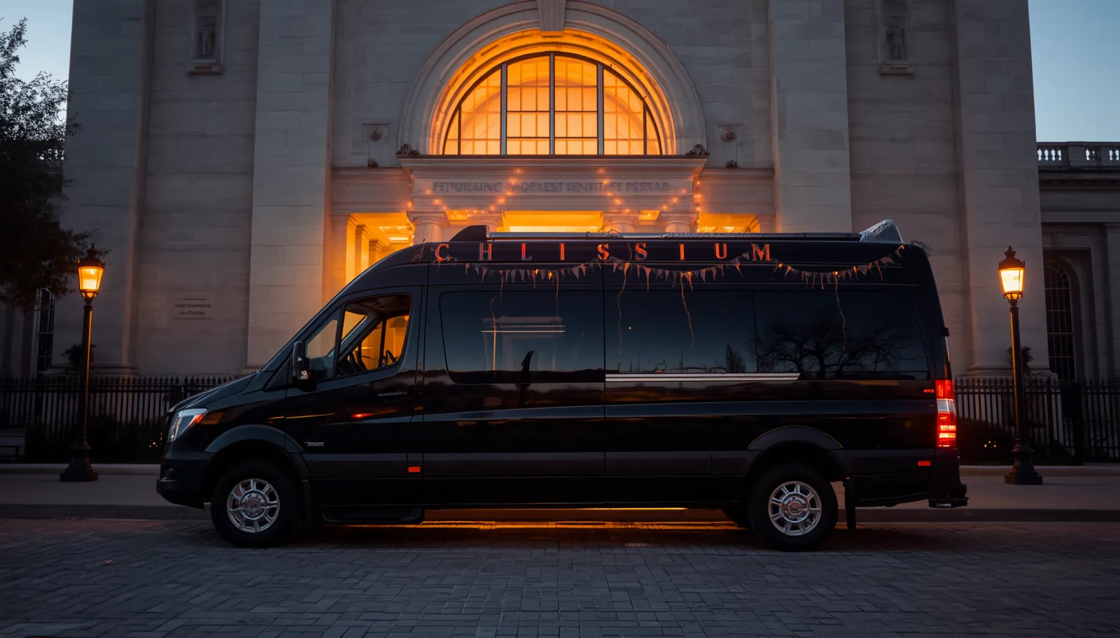 Private family vehicle dropping off at Union Station Washington DC for Stamp and Scream at the National Postal Museum Halloween 2026