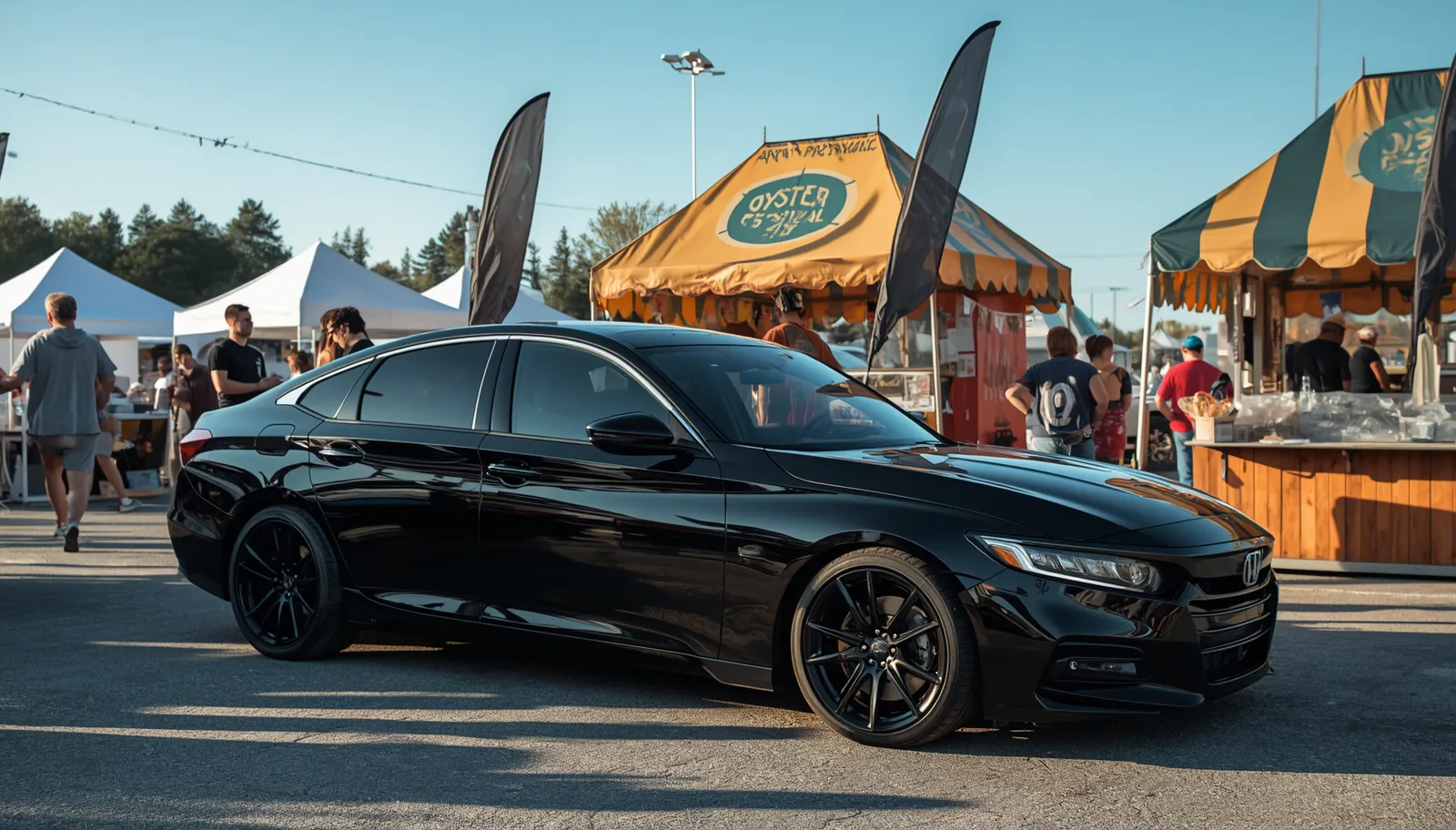 Group transportation to the U.S. Oyster Festival in Leonardtown with Bayside Limousines