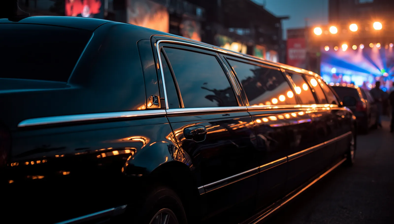 Group transportation to Usher and Chris Brown at M&T Bank Stadium with Bayside Limousines