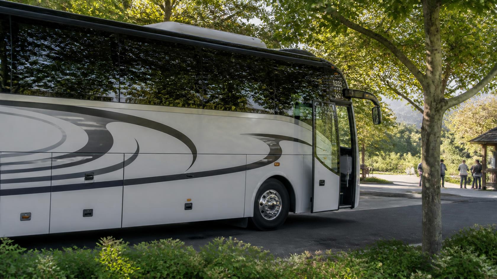 Bayside Limousines charter bus for a corporate group in Washington DC