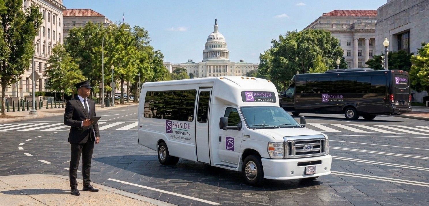 Car service driving from Reagan National Airport DCA to Baltimore Maryland