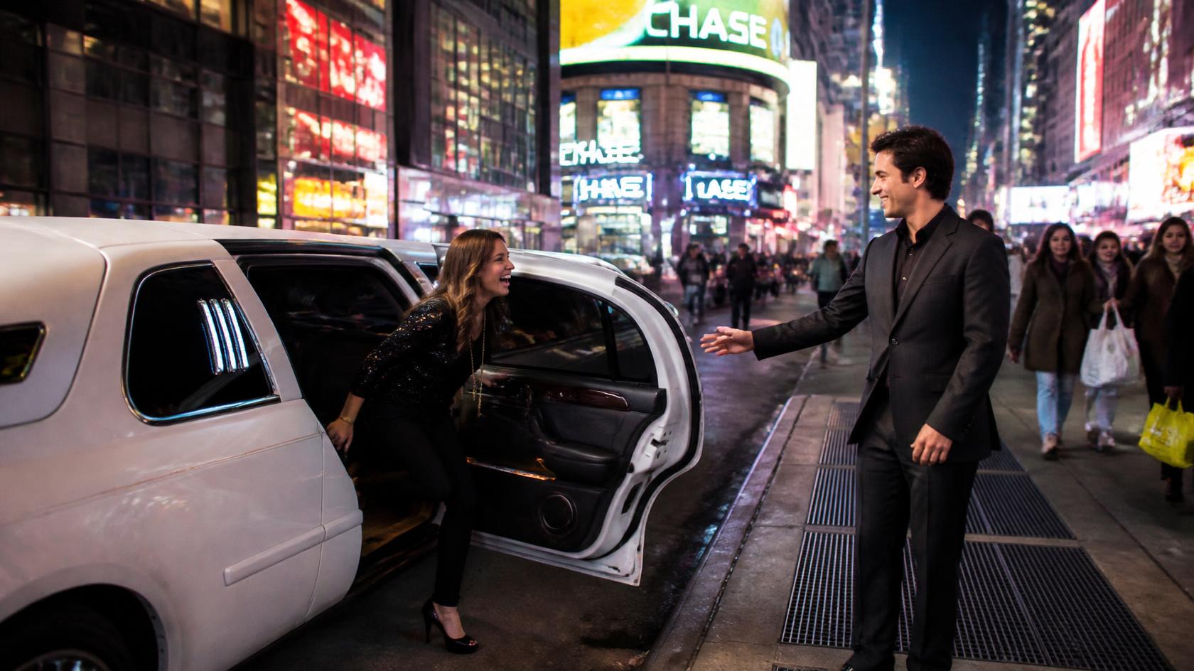 Bayside Limousines limo ready for a homecoming group in the DC, Maryland, and Virginia area