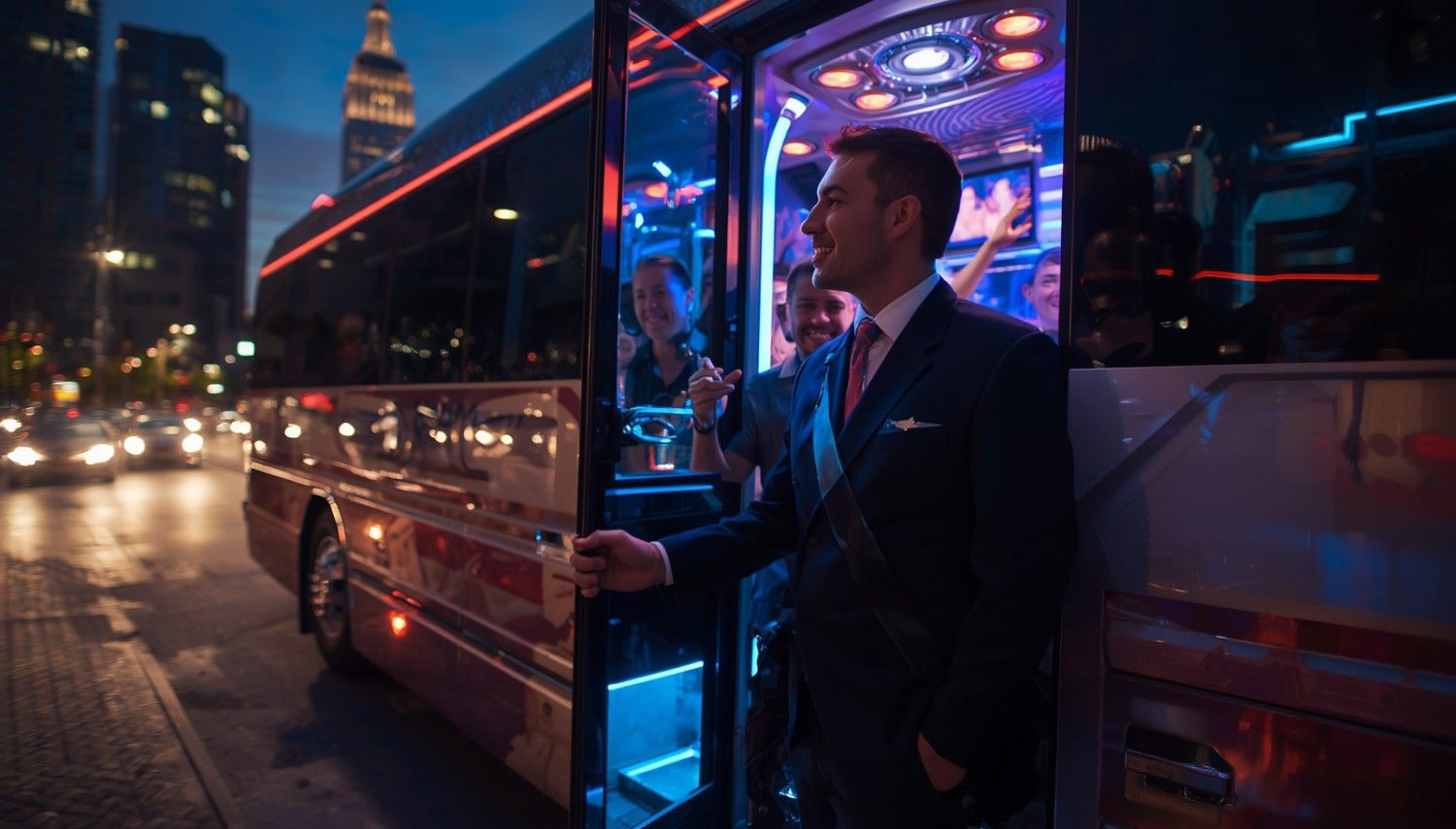 Party bus Columbia MD Merriweather Post Pavilion Mall in Columbia 2026